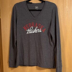 Gear For Sports Charcoal Nebraska Huskers Long Sleeve